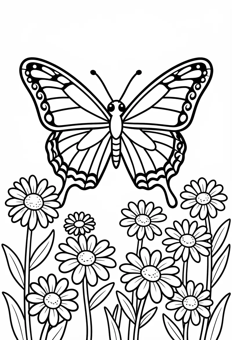 butterfly coloring pages 821
