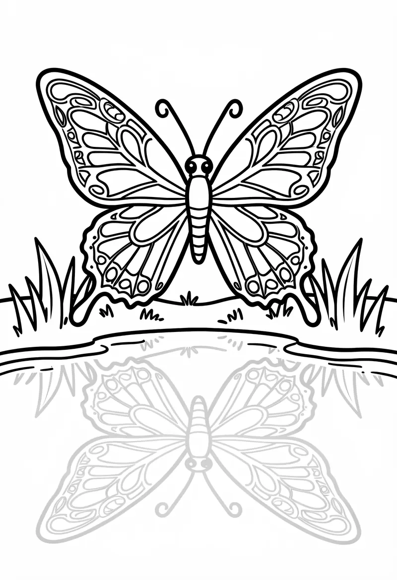 butterfly coloring pages 819