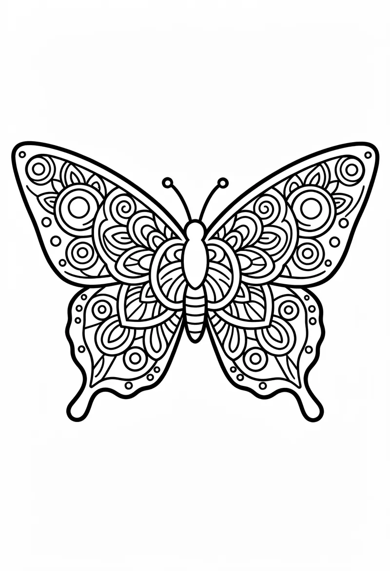 butterfly coloring pages 818