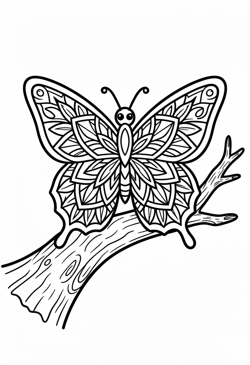 butterfly coloring pages 817