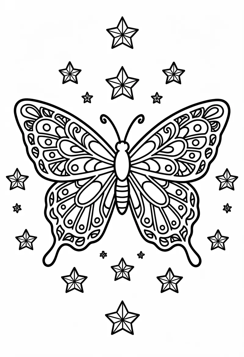 butterfly coloring pages 816