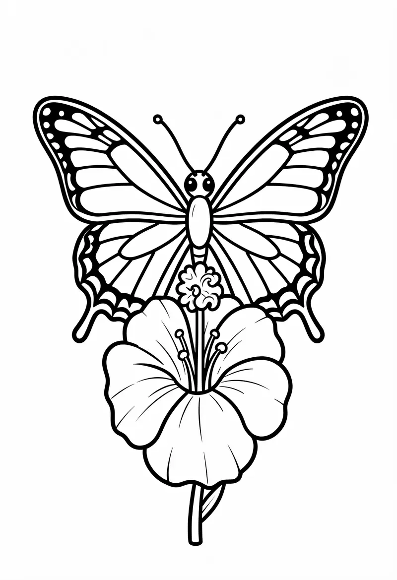butterfly coloring pages 815