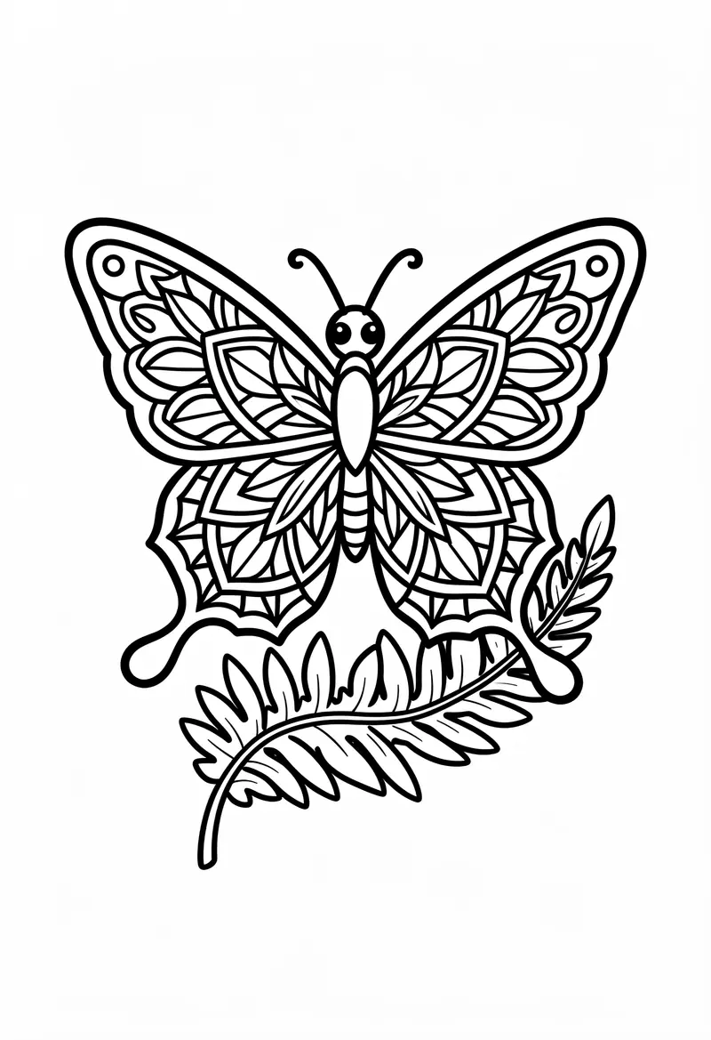 butterfly coloring pages 811