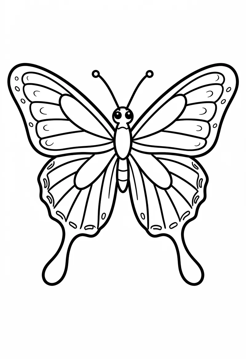 butterfly coloring pages 809