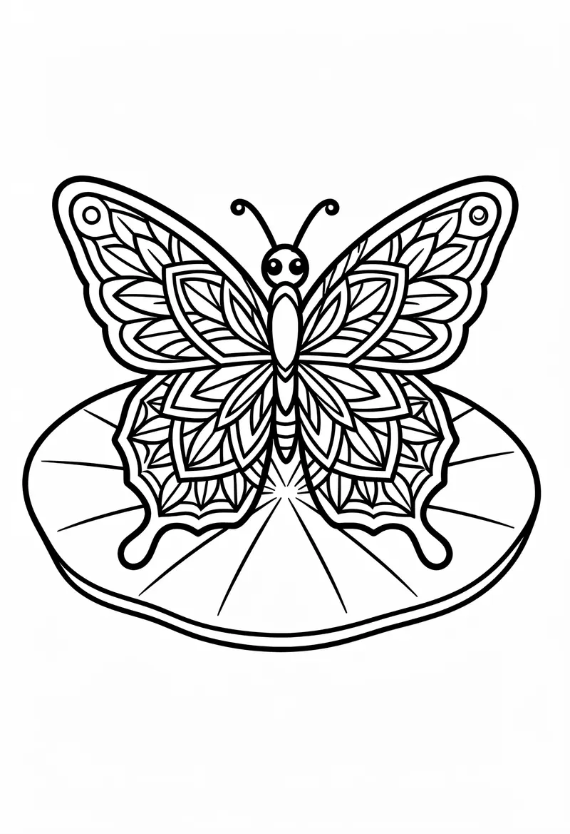 butterfly coloring pages 808