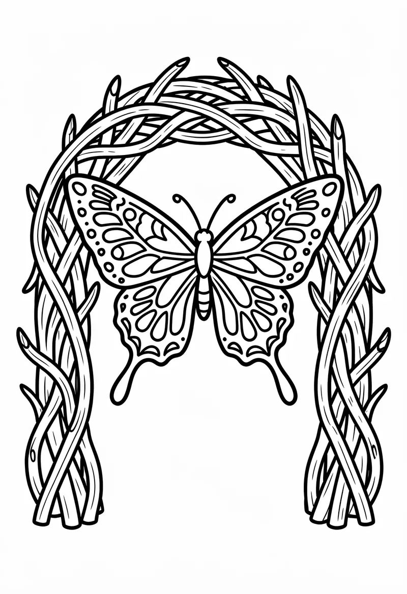 butterfly coloring pages 807