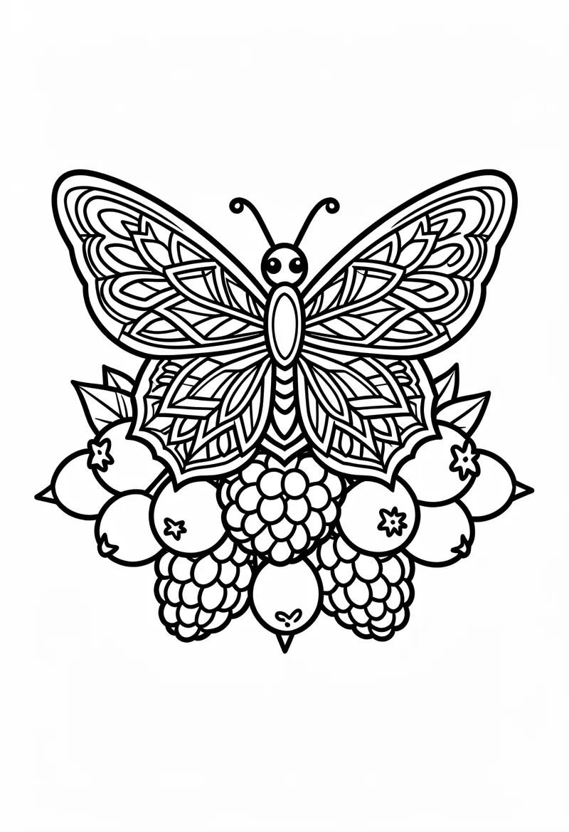 butterfly coloring pages 805