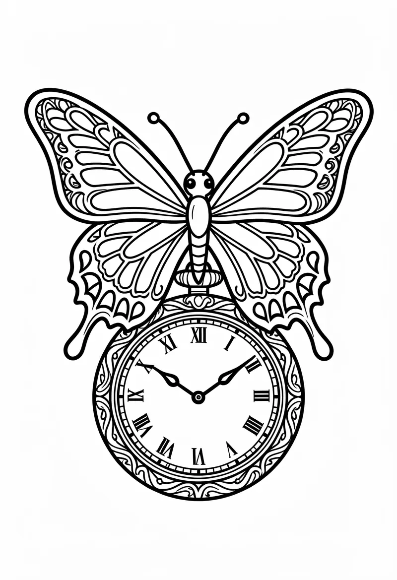 butterfly coloring pages 801
