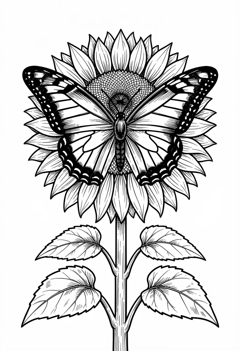 butterfly coloring pages 799