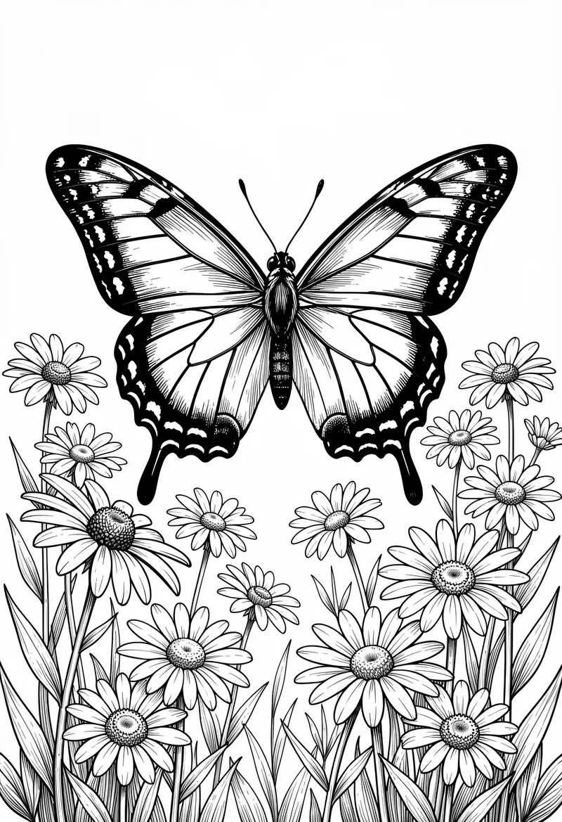 butterfly coloring pages 796