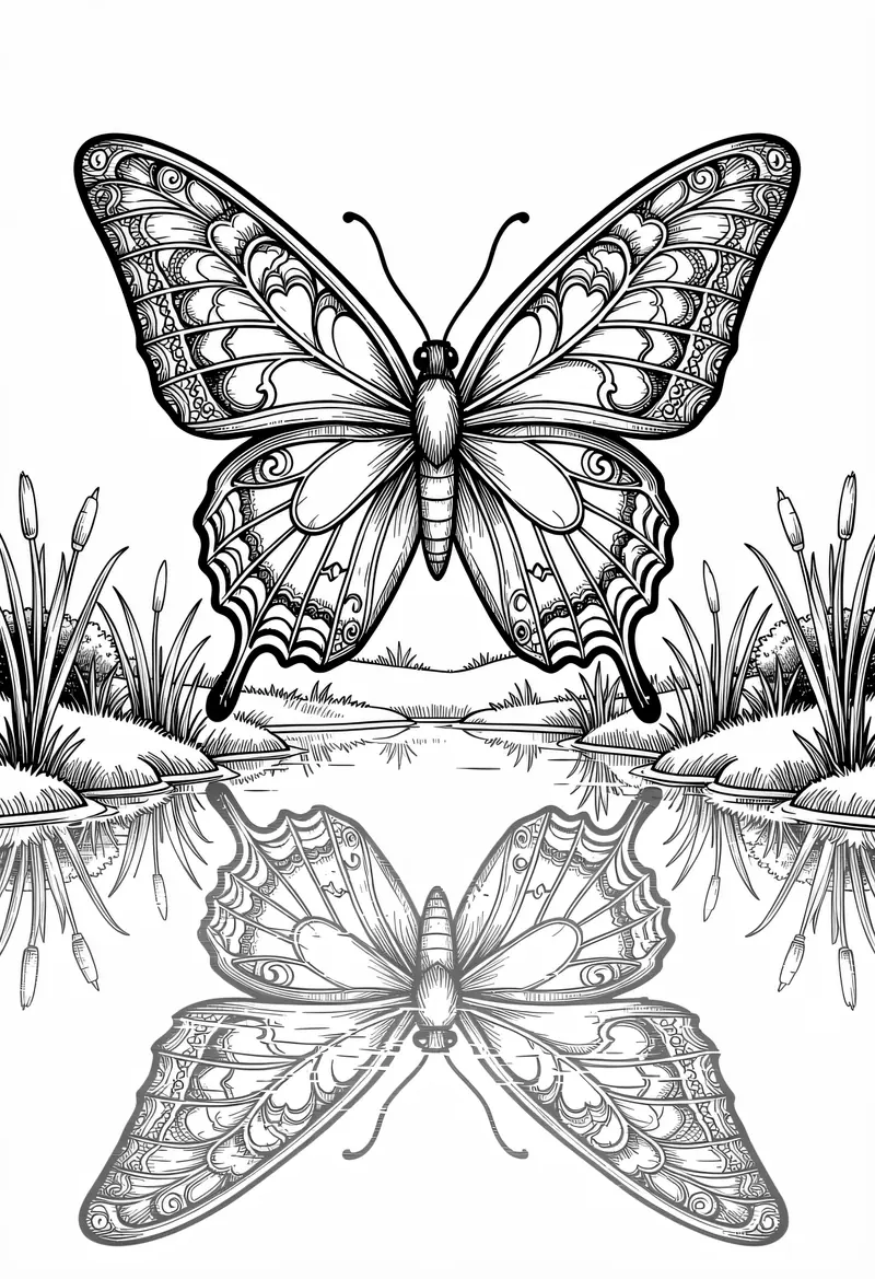 butterfly coloring pages 794