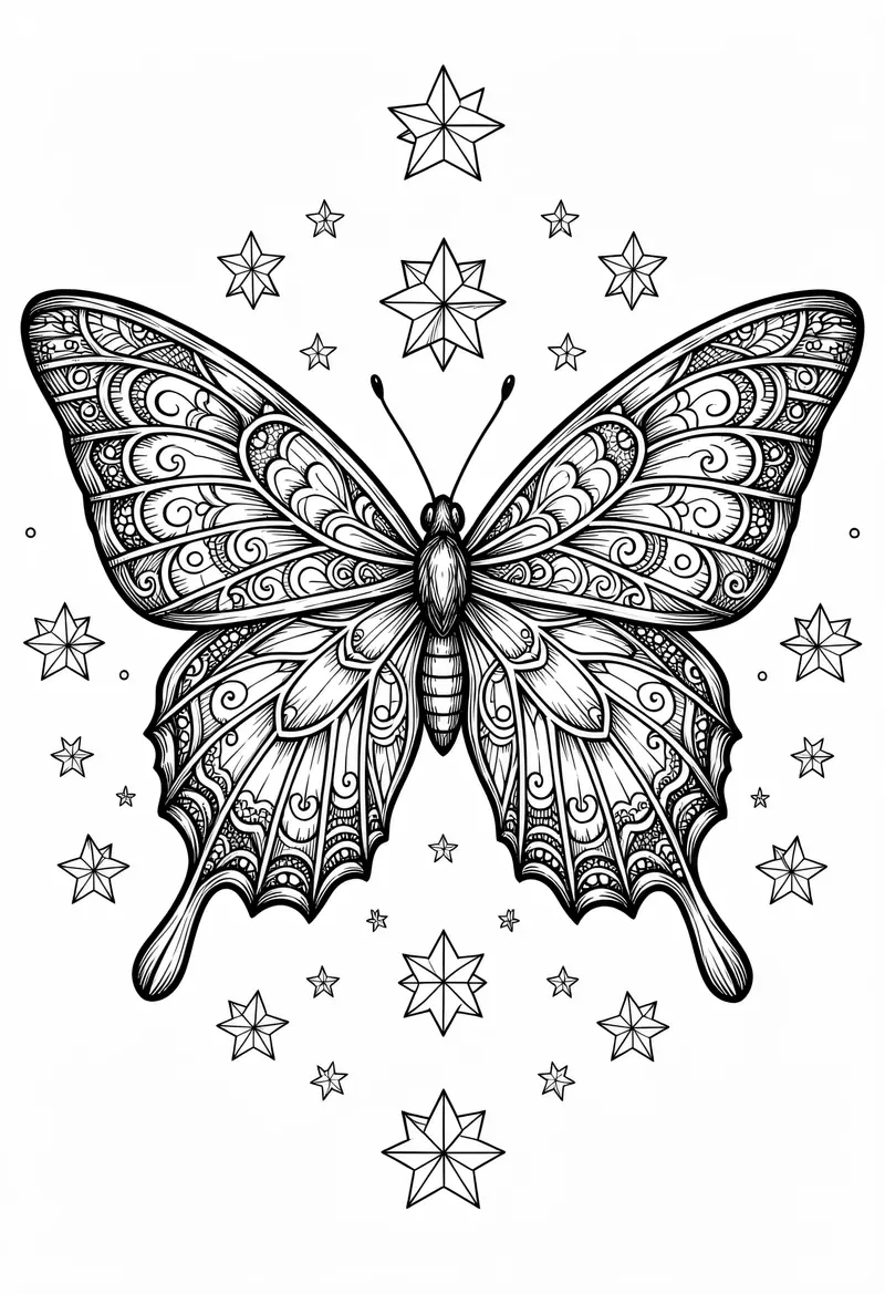 butterfly coloring pages 791