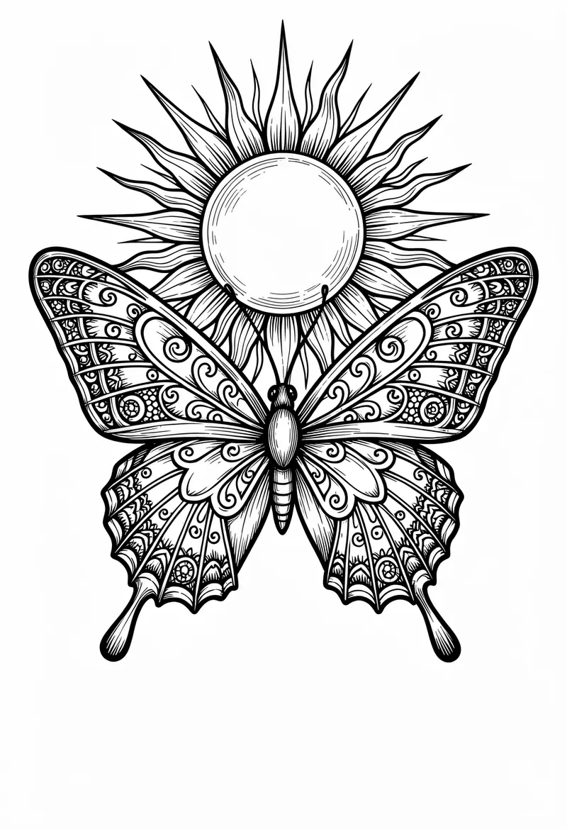 butterfly coloring pages 788