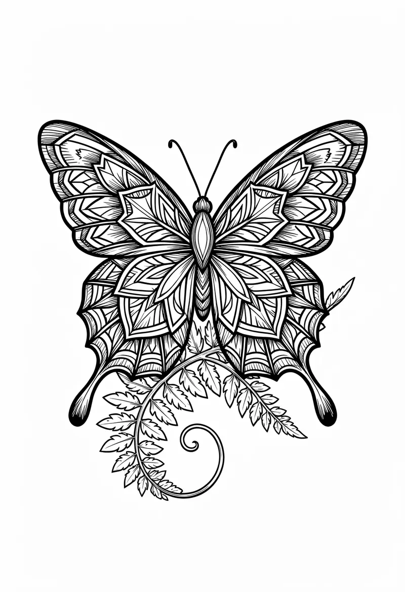 butterfly coloring pages 786