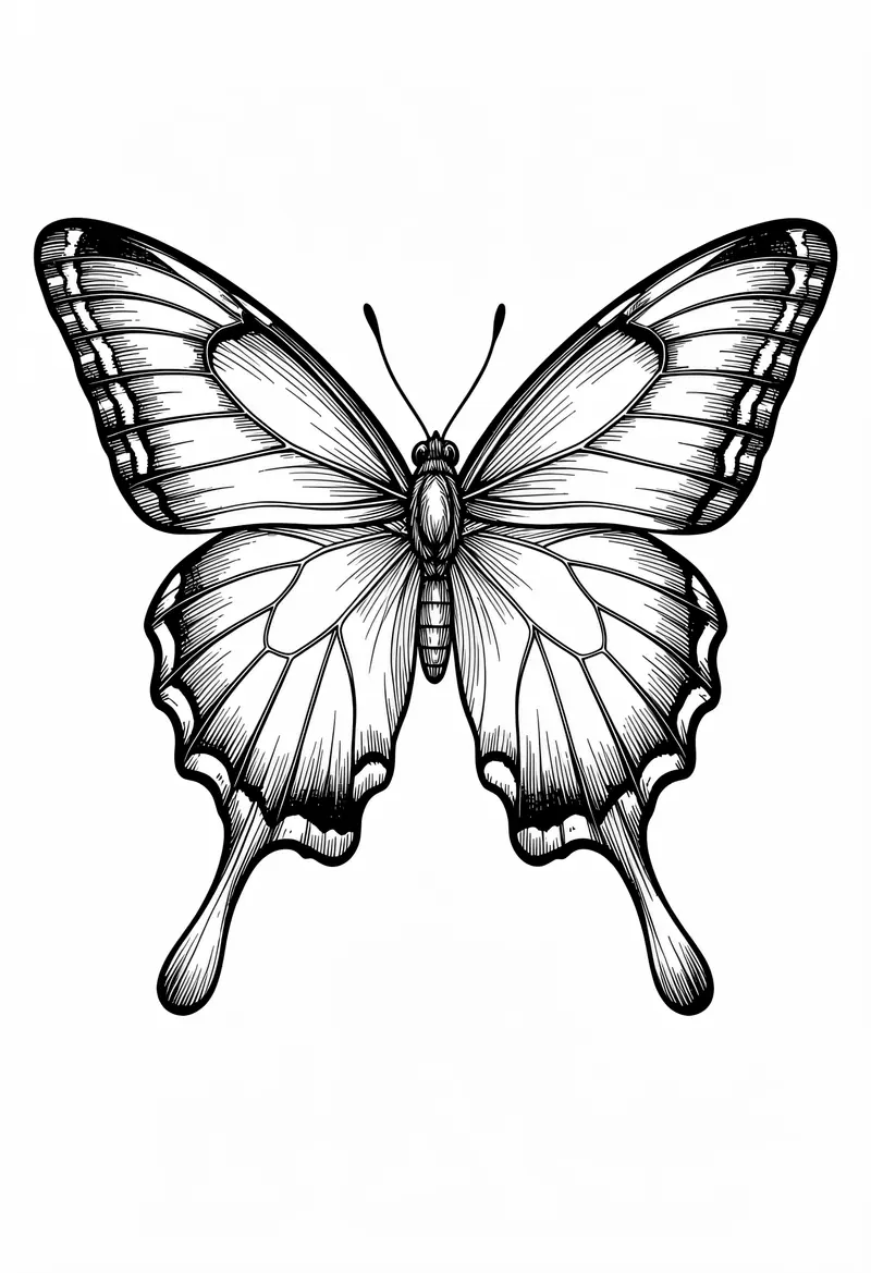 butterfly coloring pages 784