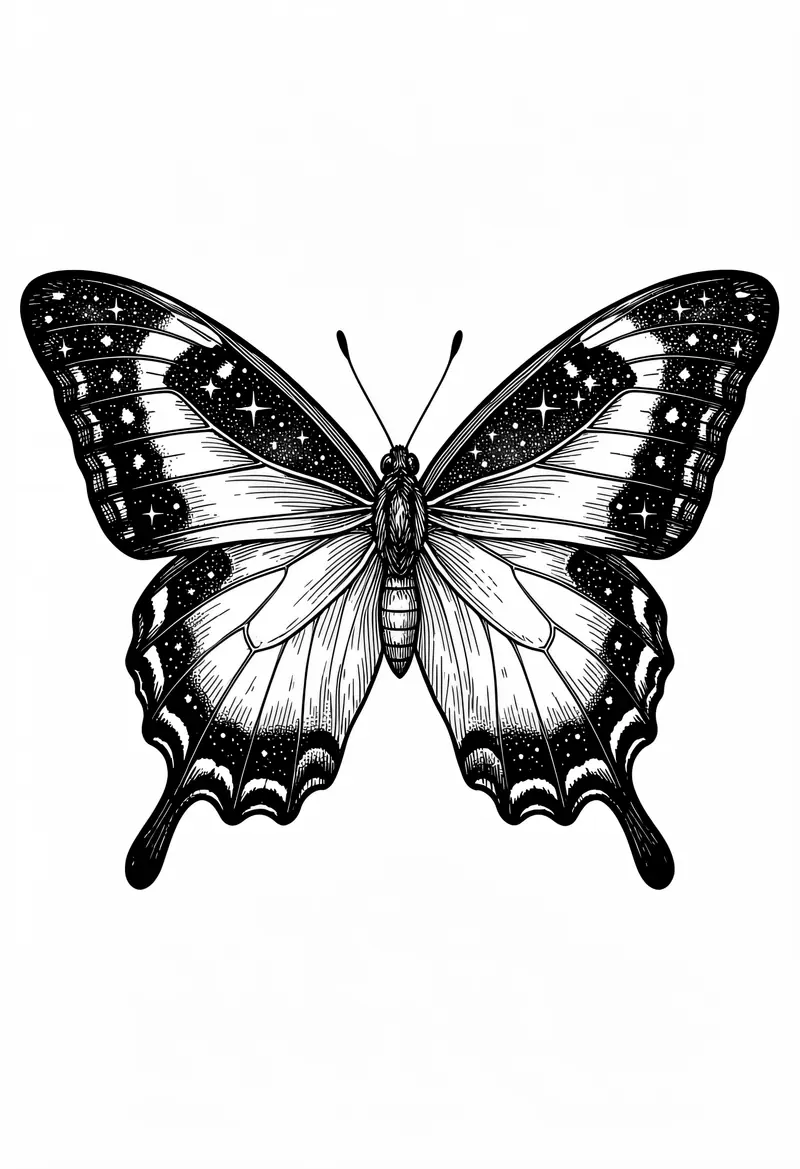 butterfly coloring pages 781