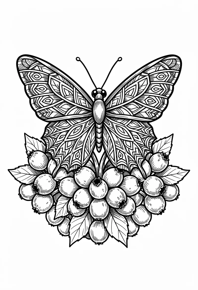 butterfly coloring pages 780