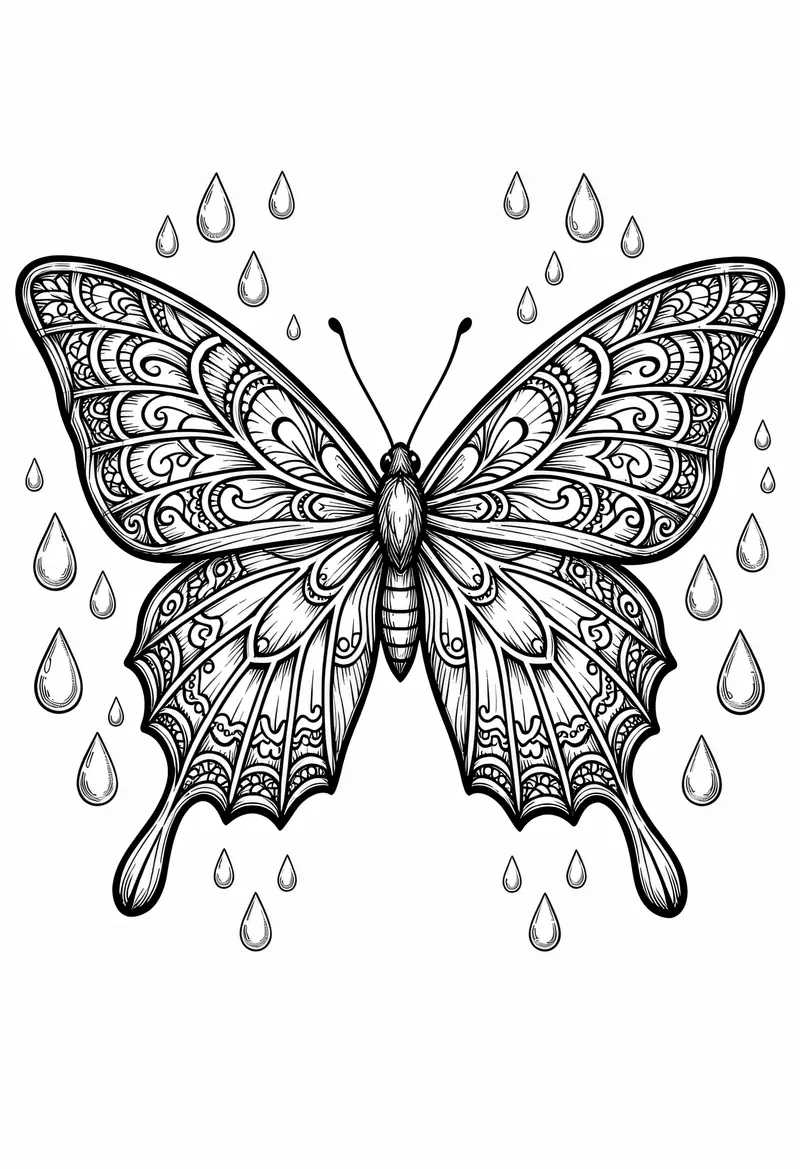 butterfly coloring pages 779