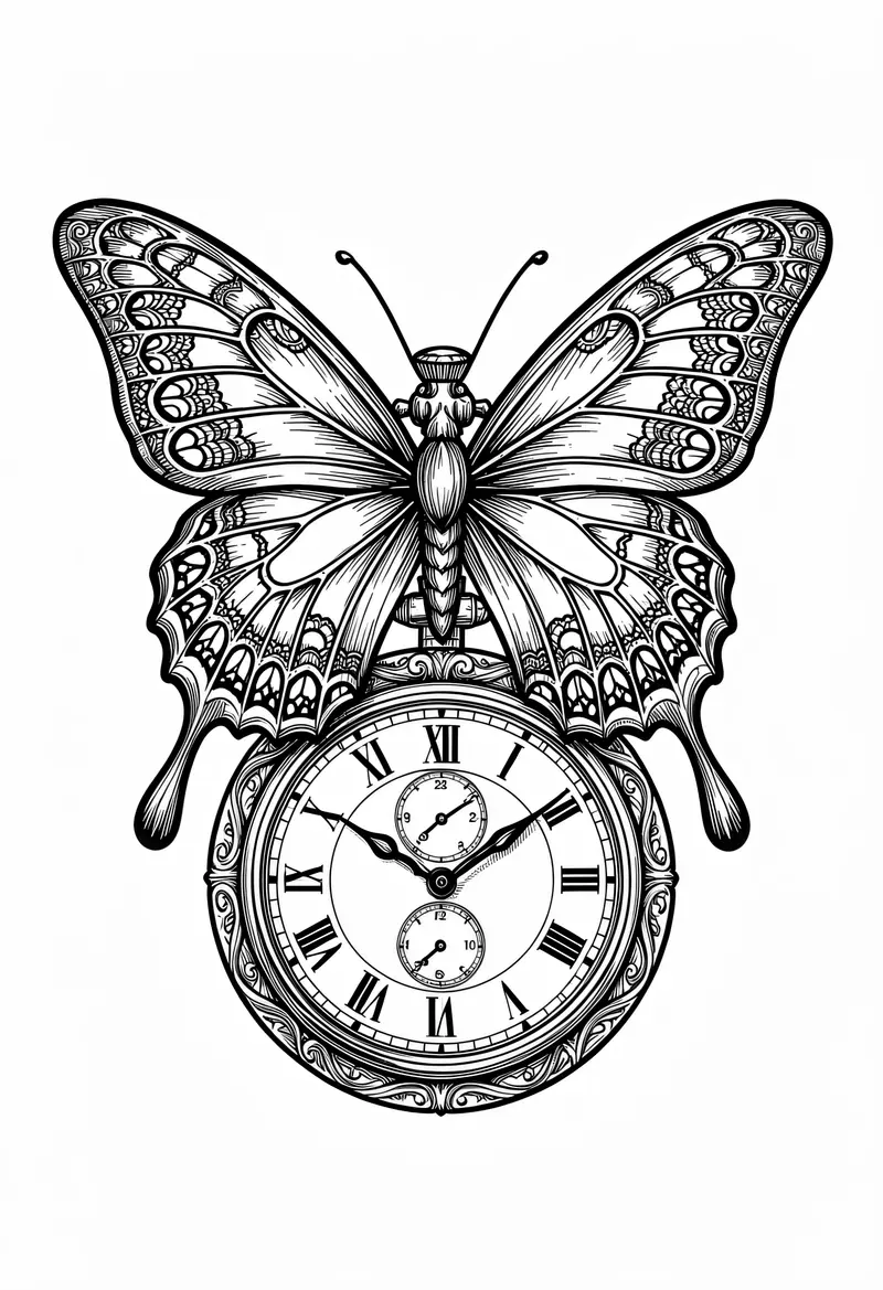 butterfly coloring pages 776