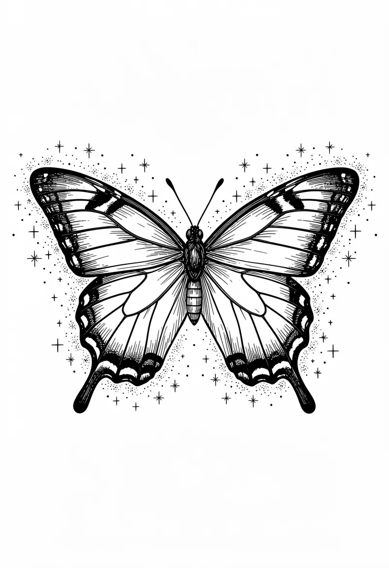 butterfly coloring pages 775