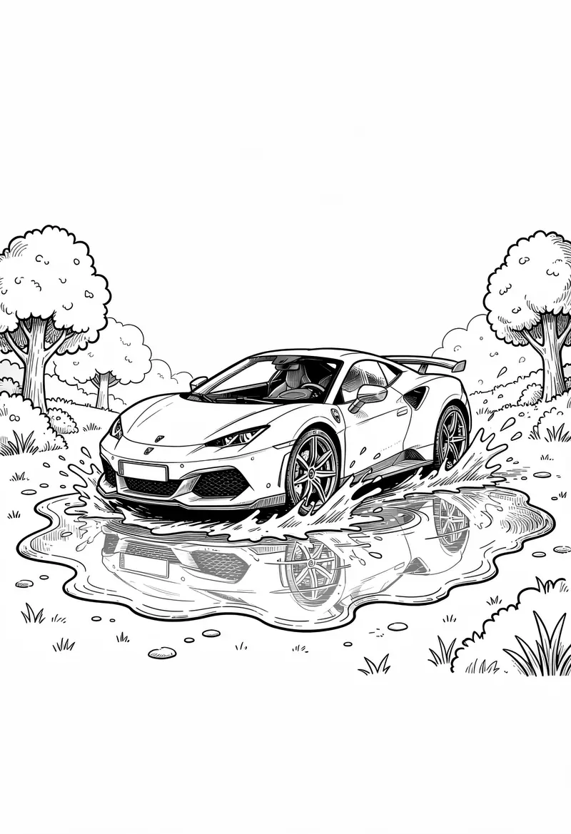 car coloring pages 754