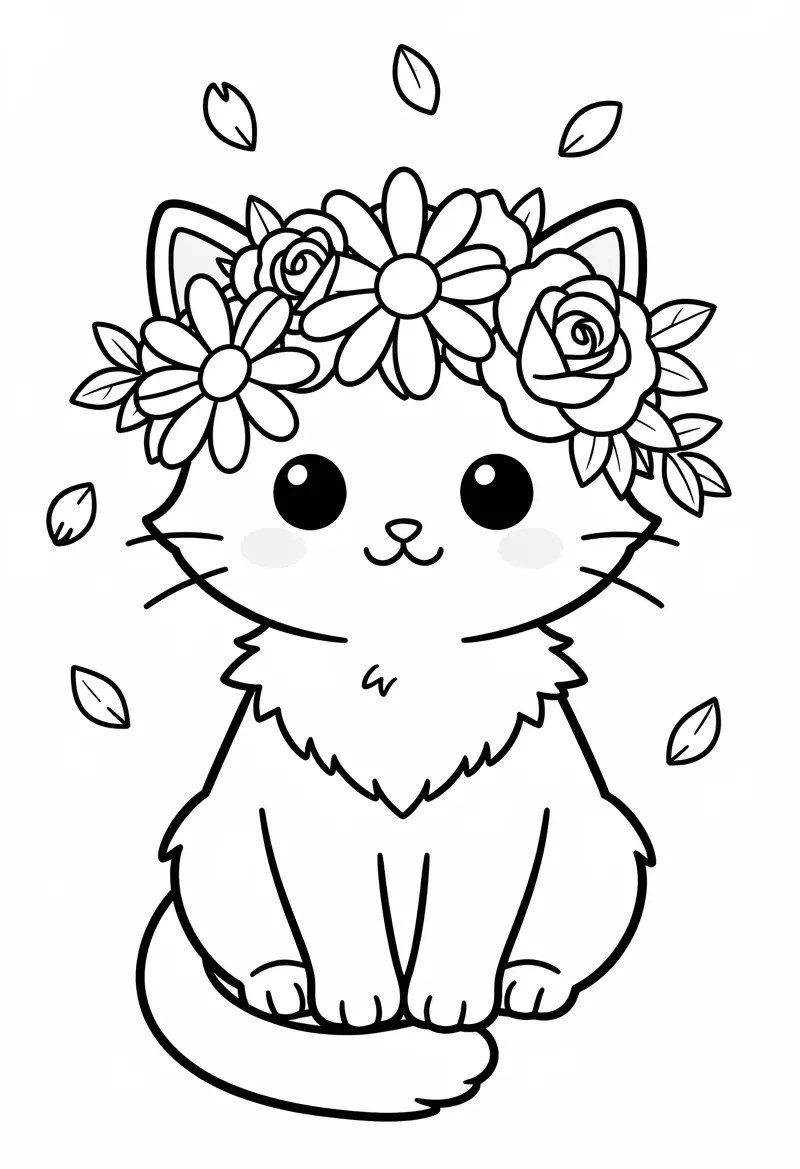 cat coloring pages 737