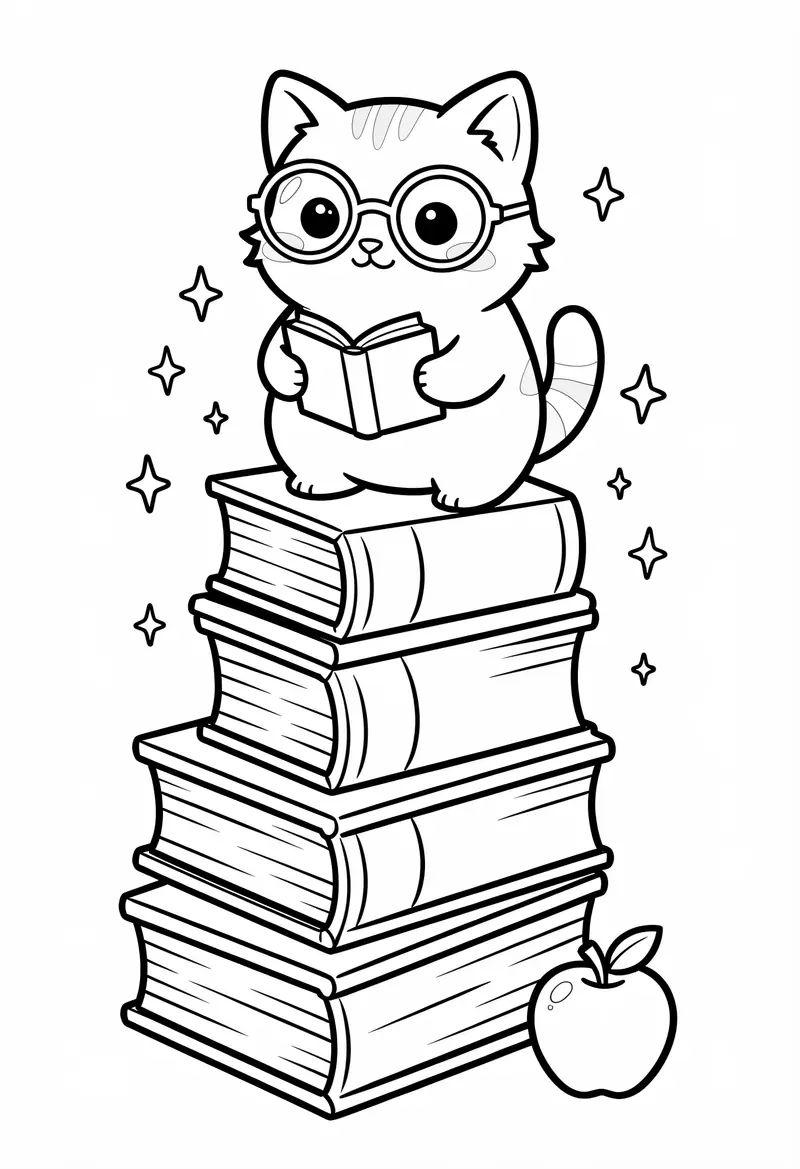 cat coloring pages 736