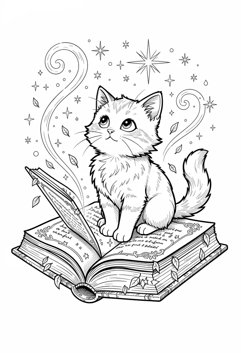 cat coloring pages 733