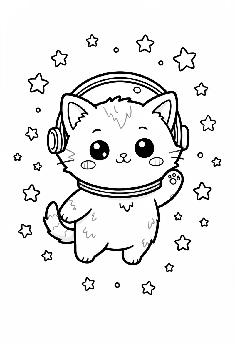 cat coloring pages 728