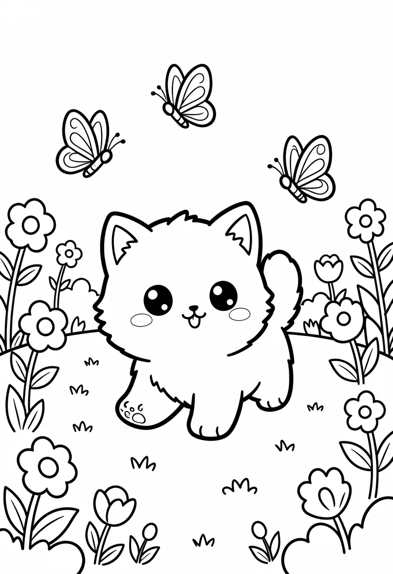 cat coloring pages 722