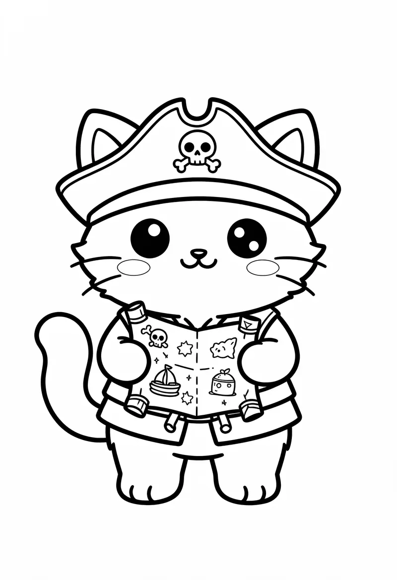 cat coloring pages 718