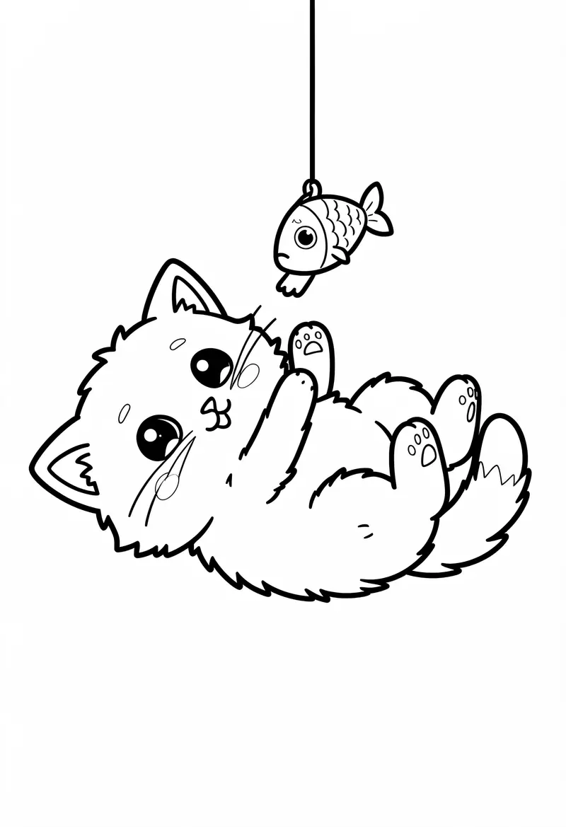 cat coloring pages 714