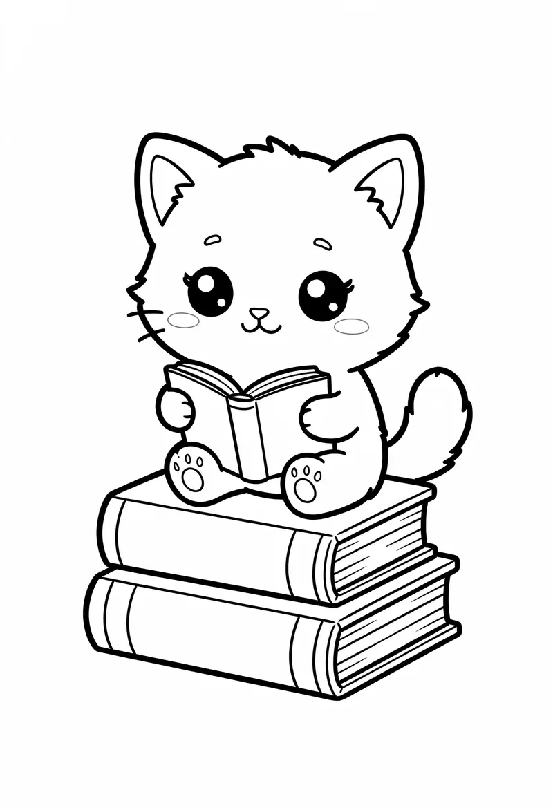 cat coloring pages 713