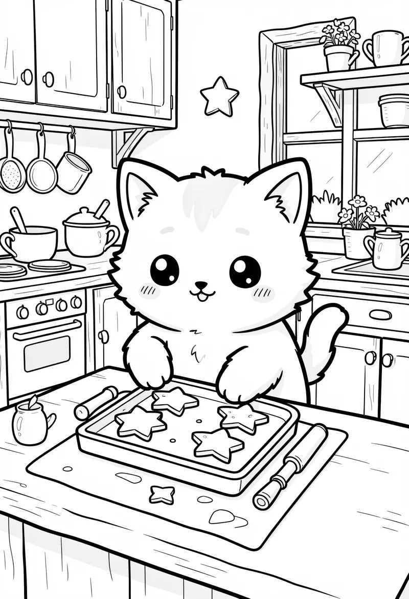 cat coloring pages 712
