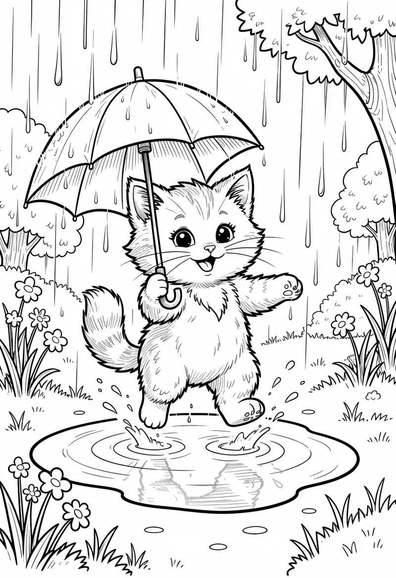 cat coloring pages 701