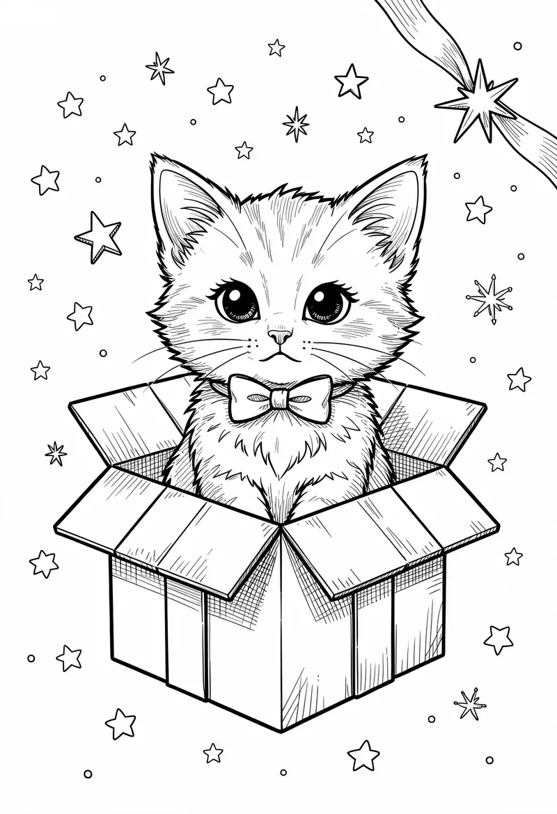 cat coloring pages 696