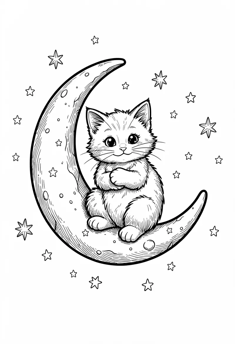 cat coloring pages 694