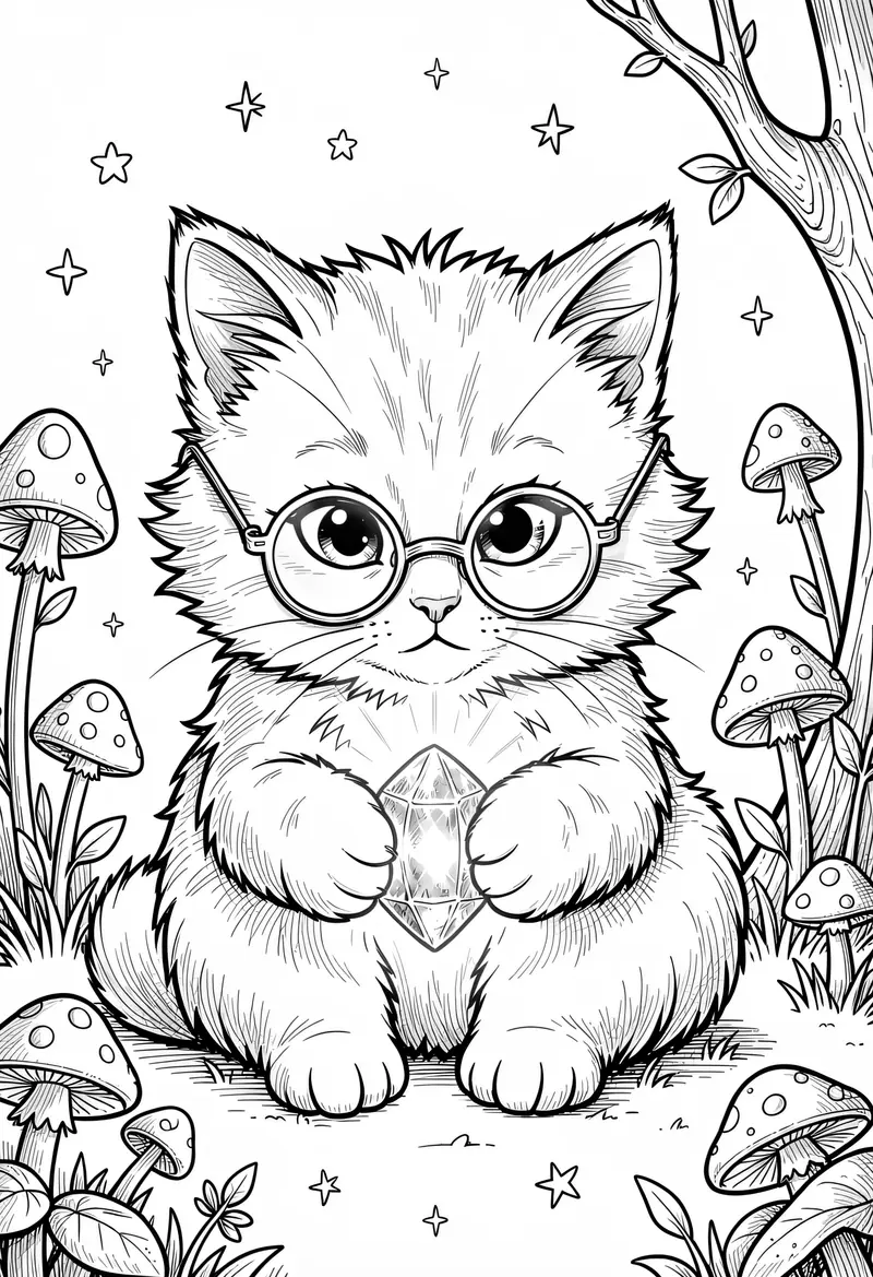 cat coloring pages 688