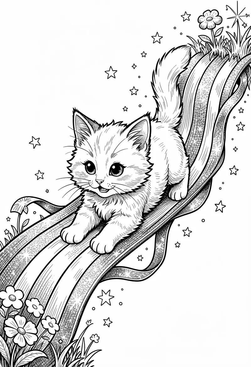 cat coloring pages 687
