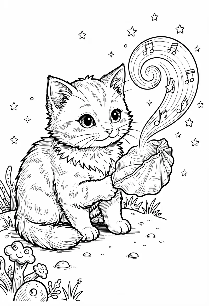 cat coloring pages 685