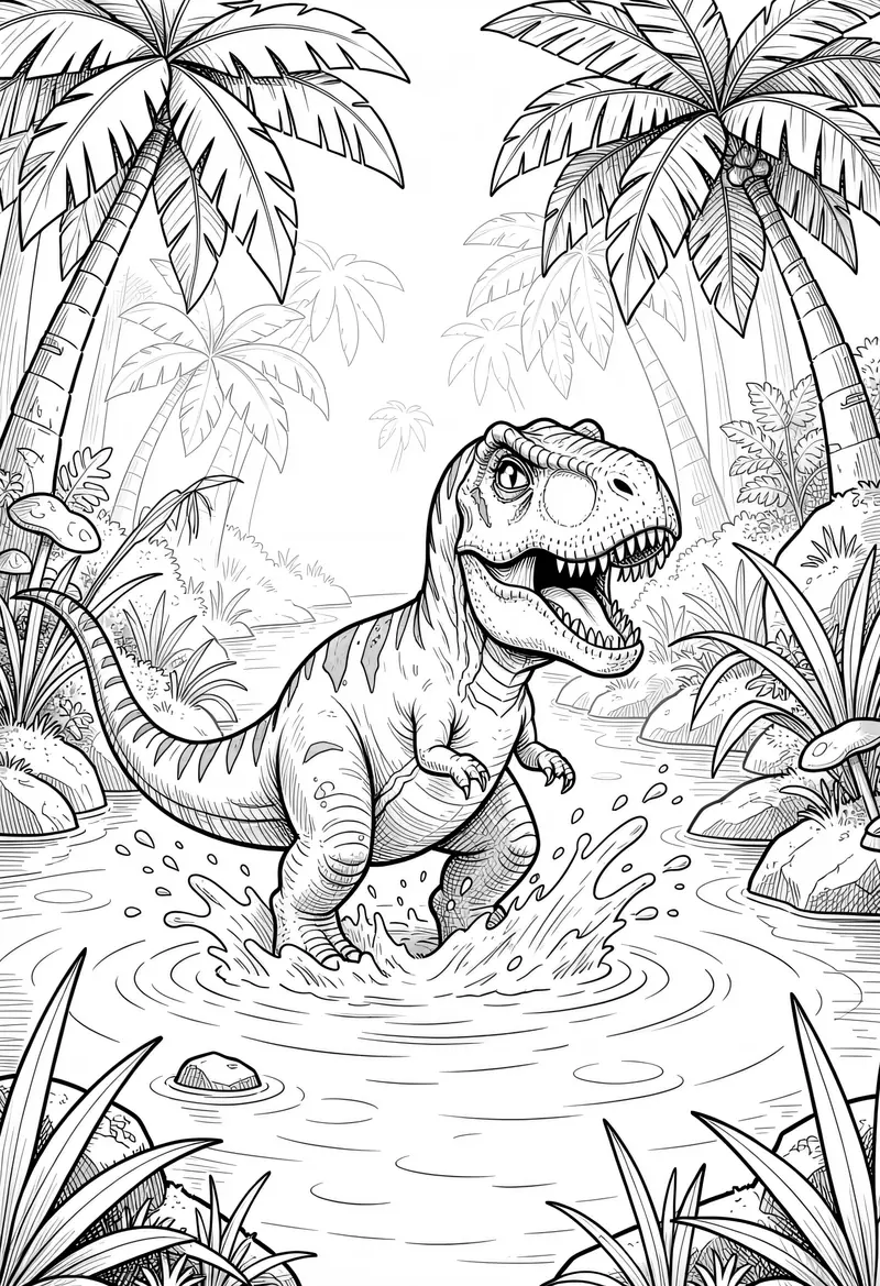 dinosaur coloring pages 604