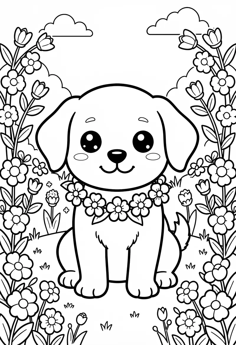 dog coloring pages 579