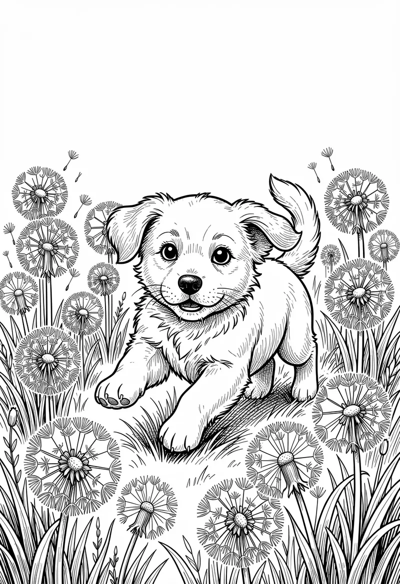 dog coloring pages 564