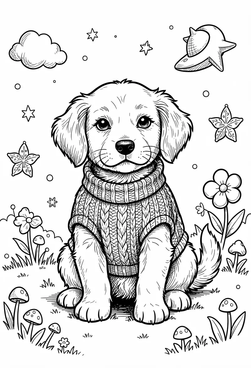 dog coloring pages 563