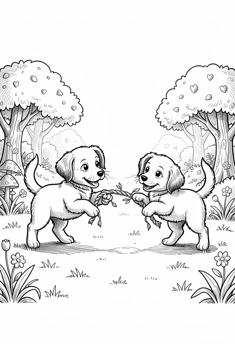 dog coloring pages 562