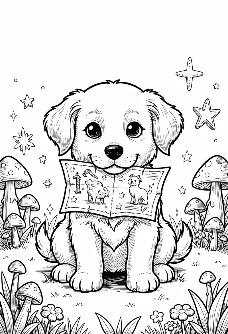 dog coloring pages 558