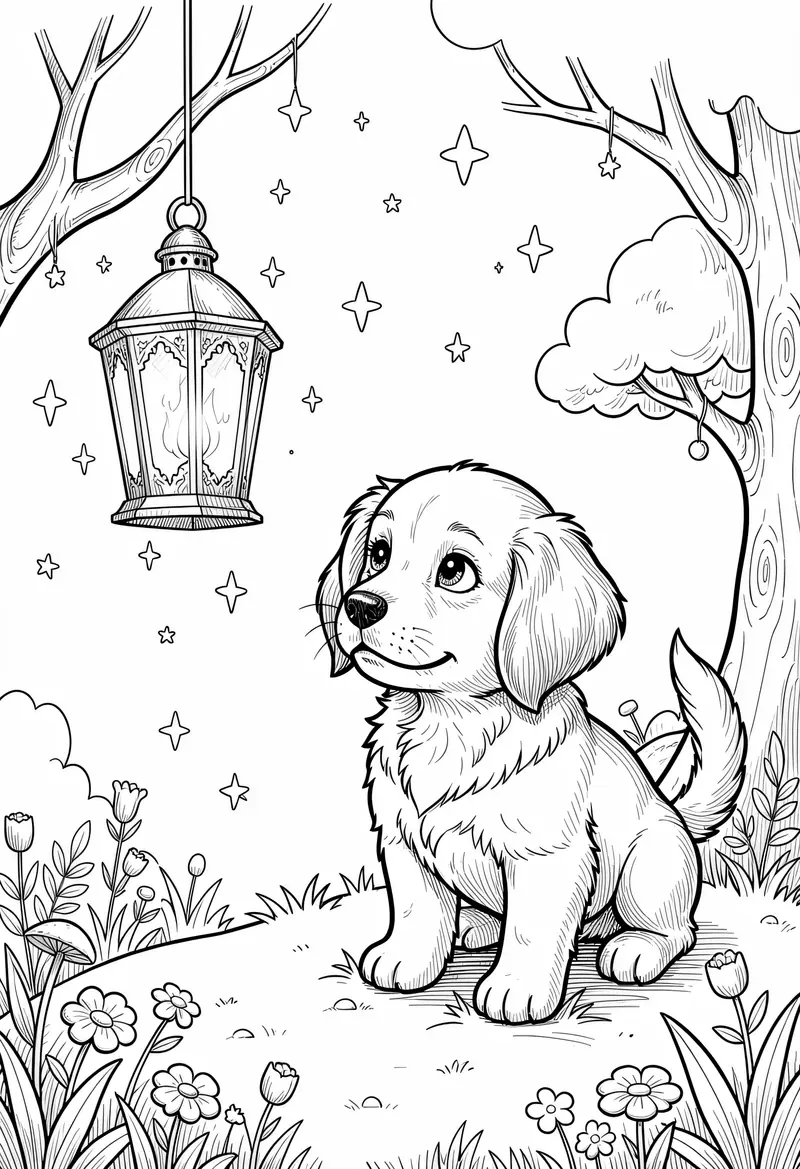 dog coloring pages 554