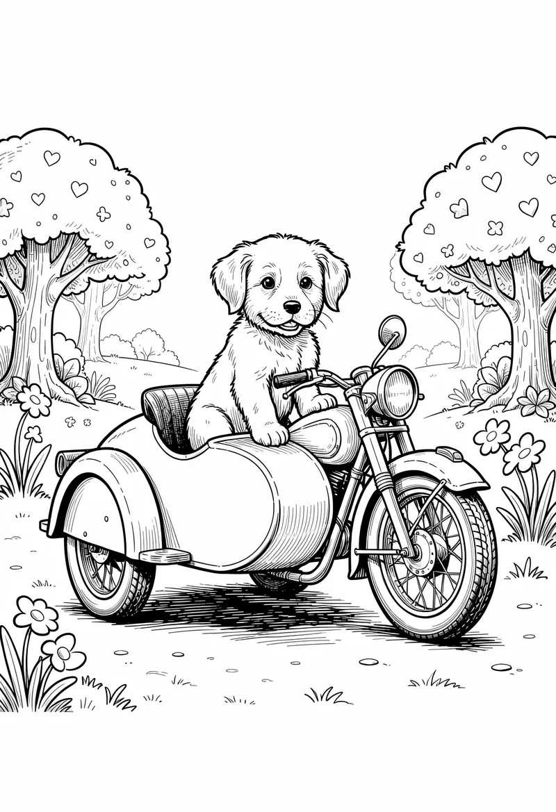 dog coloring pages 550