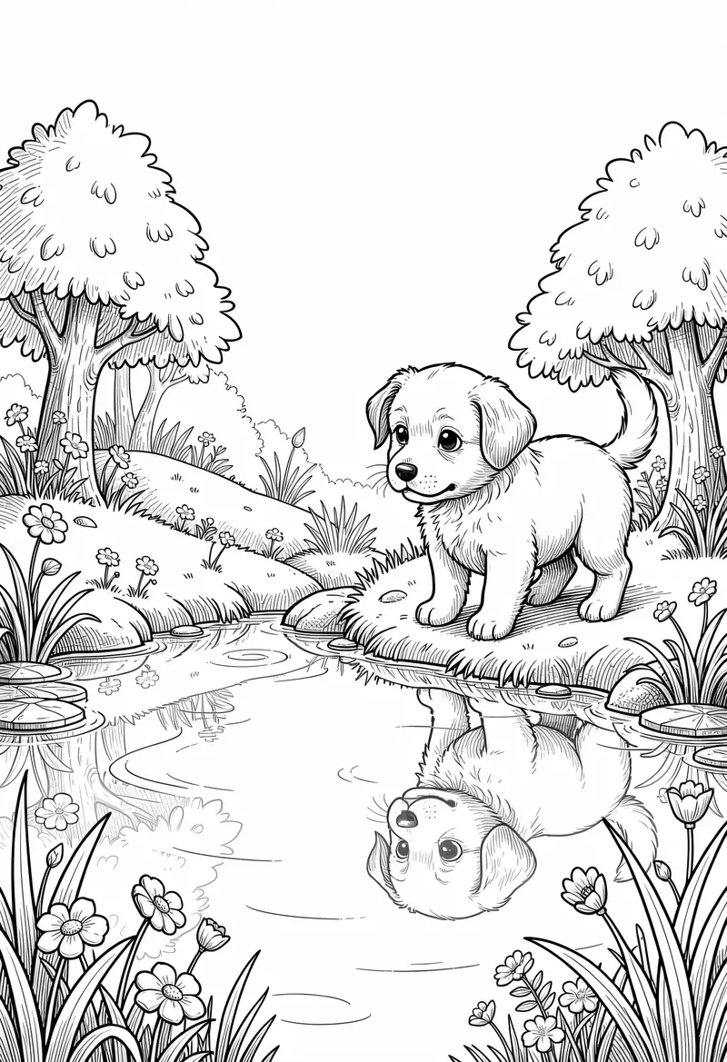 dog coloring pages 549