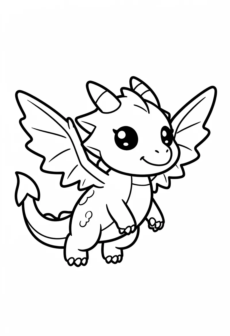 dragon coloring pages 545